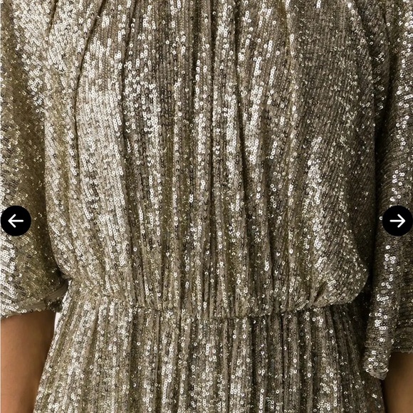 Pinko Glittering Silver Jumpsuit - Picture 3 of 12